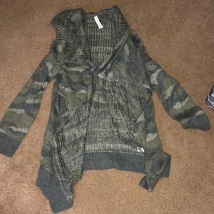 Camo Cardigan